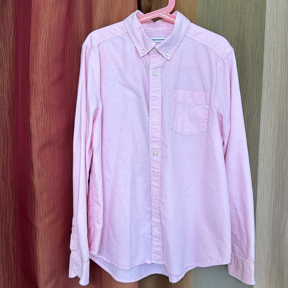 Boys’ Pink Cotton Dress Shirt - Like New